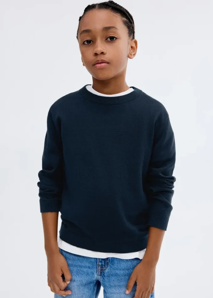 Unverzichtbarer Pullover aus Baumwollmischung Unverzichtbarer Pullover aus Baumwollmischung