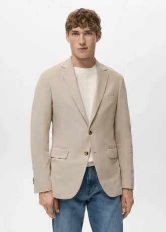 Verner Slim-Fit-Blazer aus Baumwolle