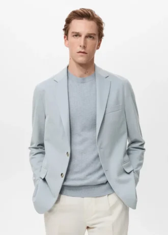 Verner Slim-Fit-Blazer aus Baumwolle