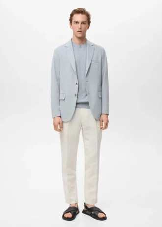 Verner Slim-Fit-Blazer aus Baumwolle