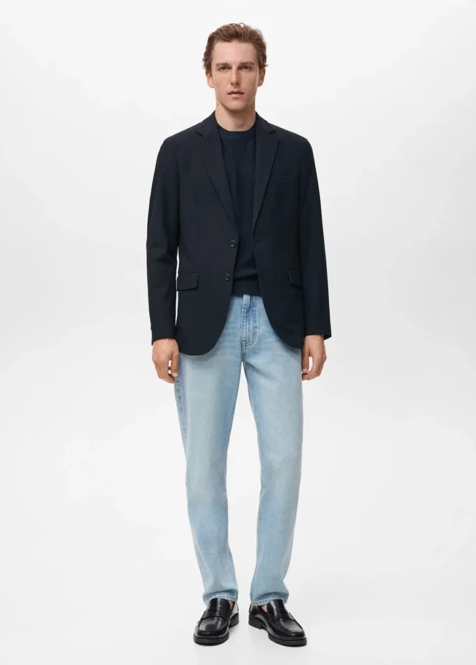 Verner Slim-Fit-Blazer aus Baumwolle Verner Slim-Fit-Blazer aus Baumwolle