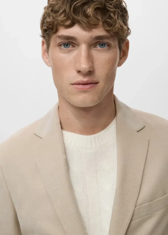 Verner Slim-Fit-Blazer aus Baumwolle Verner Slim-Fit-Blazer aus Baumwolle