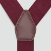 Verstellbare elastische Träger mit Lederdetails