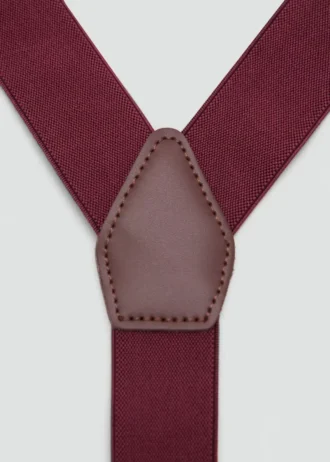Verstellbare elastische Träger mit Lederdetails