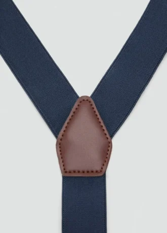 Verstellbare elastische Träger mit Lederdetails