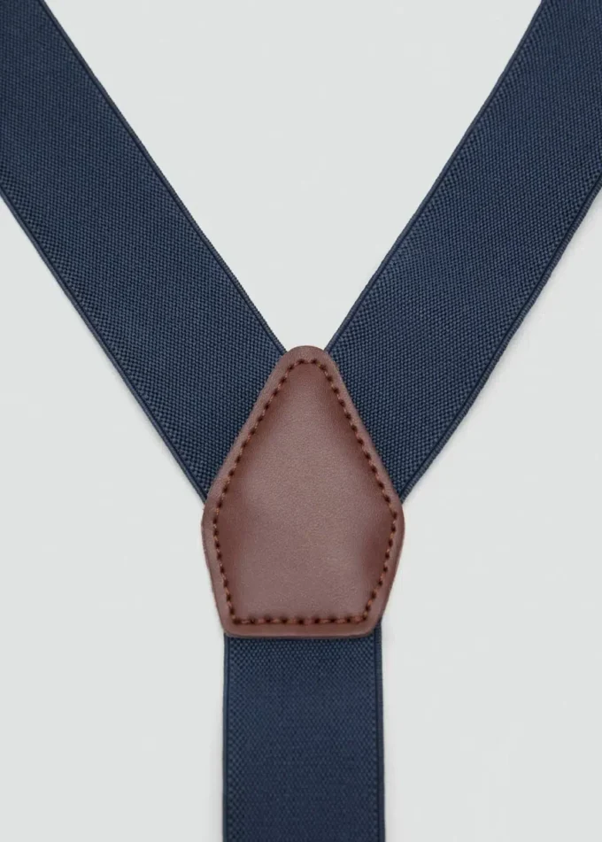 Verstellbare elastische Träger mit Lederdetails