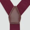 Verstellbare elastische Träger mit Lederdetails