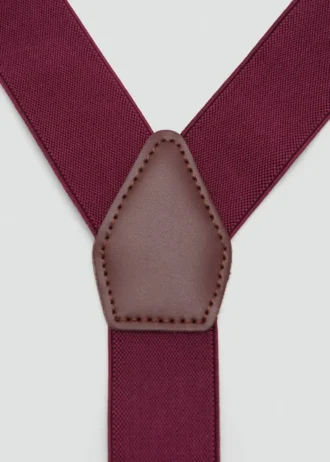 Verstellbare elastische Träger mit Lederdetails