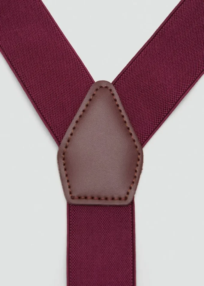 Verstellbare elastische Träger mit Lederdetails