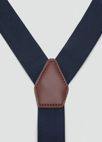 Verstellbare elastische Träger mit Lederdetails