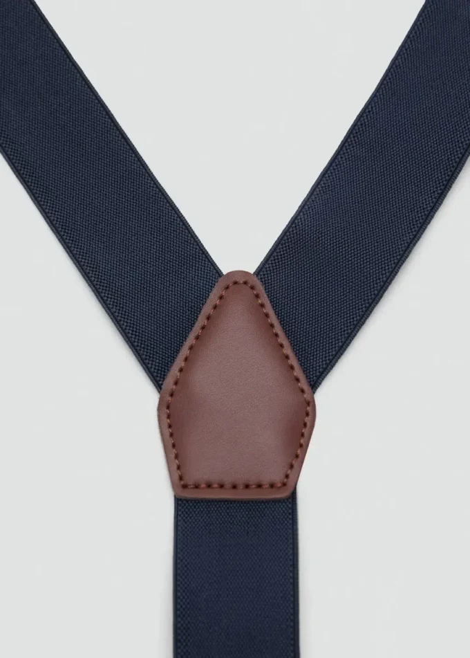Verstellbare elastische Träger mit Lederdetails