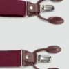 Verstellbare elastische Träger mit Lederdetails