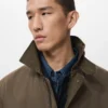 Wasserabweisende Baumwoll-Barnjacke mit Taschen Wasserabweisende Baumwoll-Barnjacke mit Taschen