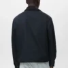Wasserabweisende Jacke mit Cordkragen Wasserabweisende Jacke mit Cordkragen