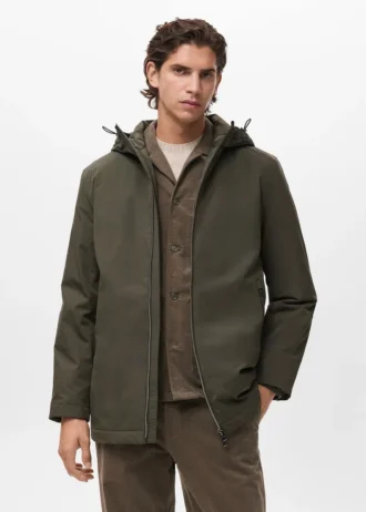Wasserabweisende Kapuzenjacke im Barn-Stil