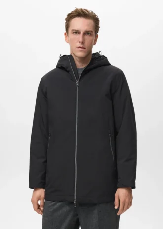 Wasserabweisende Kapuzenjacke im Barn-Stil