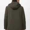 Wasserabweisende Kapuzenjacke im Barn-Stil Wasserabweisende Kapuzenjacke im Barn-Stil