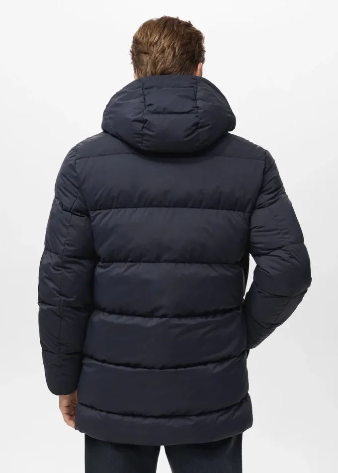 Wasserabweisender Puffer-Mantel mit Kapuze Wasserabweisender Puffer-Mantel mit Kapuze