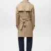 Wasserabweisender Trenchcoat mit Gürtel