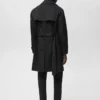 Wasserabweisender Trenchcoat mit Gürtel