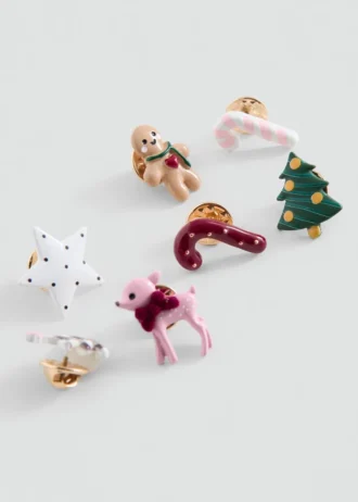 Weihnachts-Ansteckpin-Set Weihnachts-Ansteckpin-Set