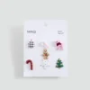 Weihnachts-Ansteckpin-Set