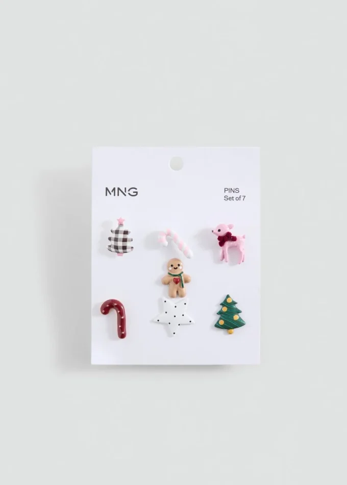 Weihnachts-Ansteckpin-Set