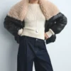 Weite Jeans mit Falten Weite Jeans mit Falten