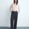 Weite Jeans mit mittlerer Leibhöhe