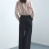 Weite Jeans mit mittlerer Leibhöhe