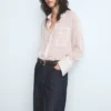 Weite Jeans mit mittlerer Leibhöhe