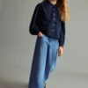 Weite Jeans mit Nieten Weite Jeans mit Nieten