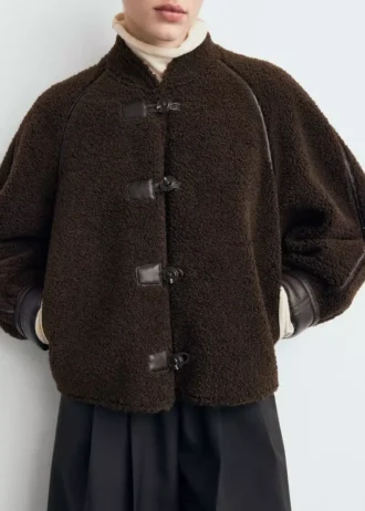 Wendbare Shearling-Jacke