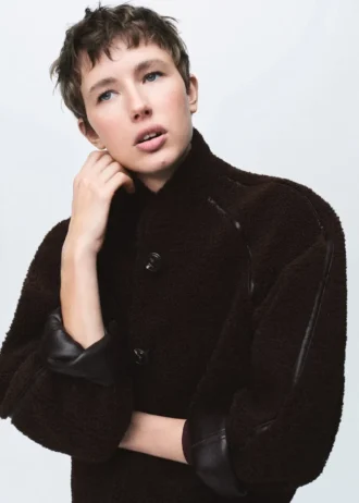 Wendbare Shearling-Jacke