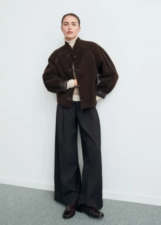 Wendbare Shearling-Jacke