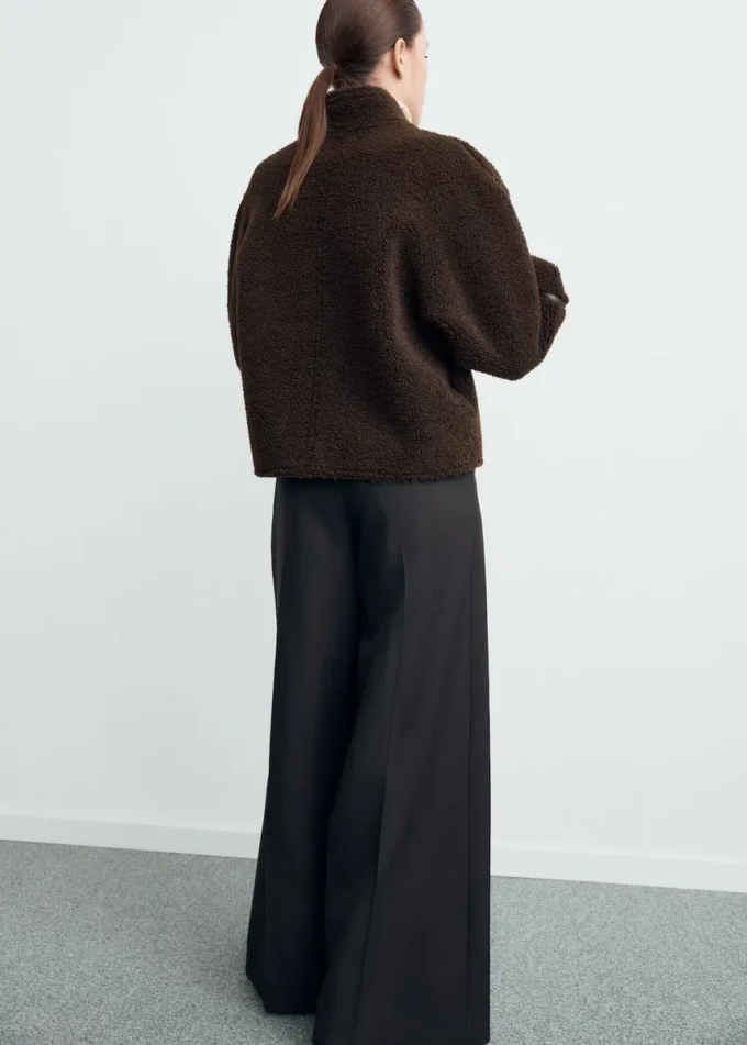 Wendbare Shearling-Jacke Wendbare Shearling-Jacke