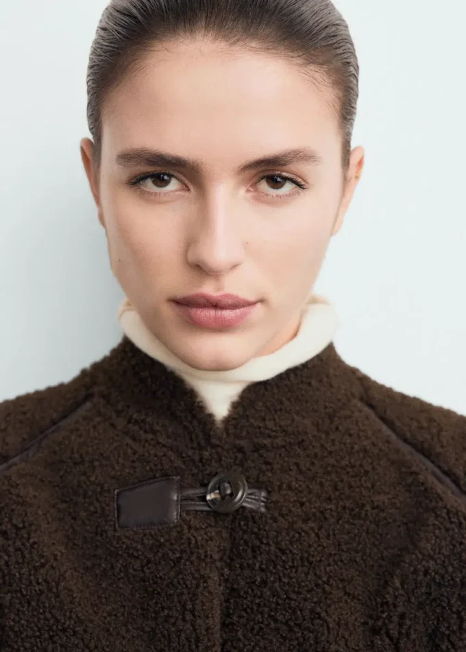 Wendbare Shearling-Jacke Wendbare Shearling-Jacke