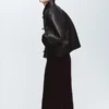 Wendbare Shearling-Jacke Wendbare Shearling-Jacke