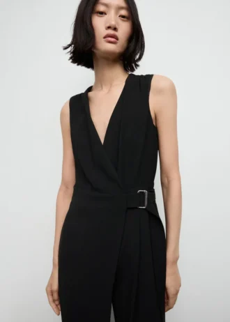 Wickeljumpsuit mit Gürtel