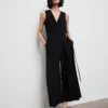 Wickeljumpsuit mit Gürtel Wickeljumpsuit mit Gürtel