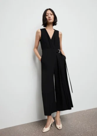 Wickeljumpsuit mit Gürtel