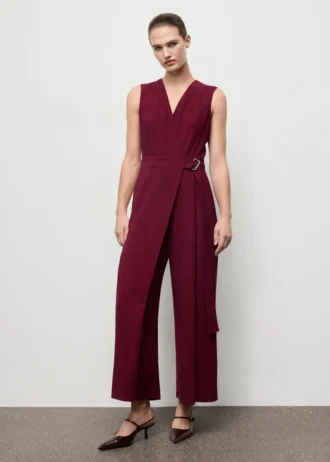 Wickeljumpsuit mit Gürtel