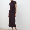 Wickelkleid mit Rollkragen Wickelkleid mit Rollkragen
