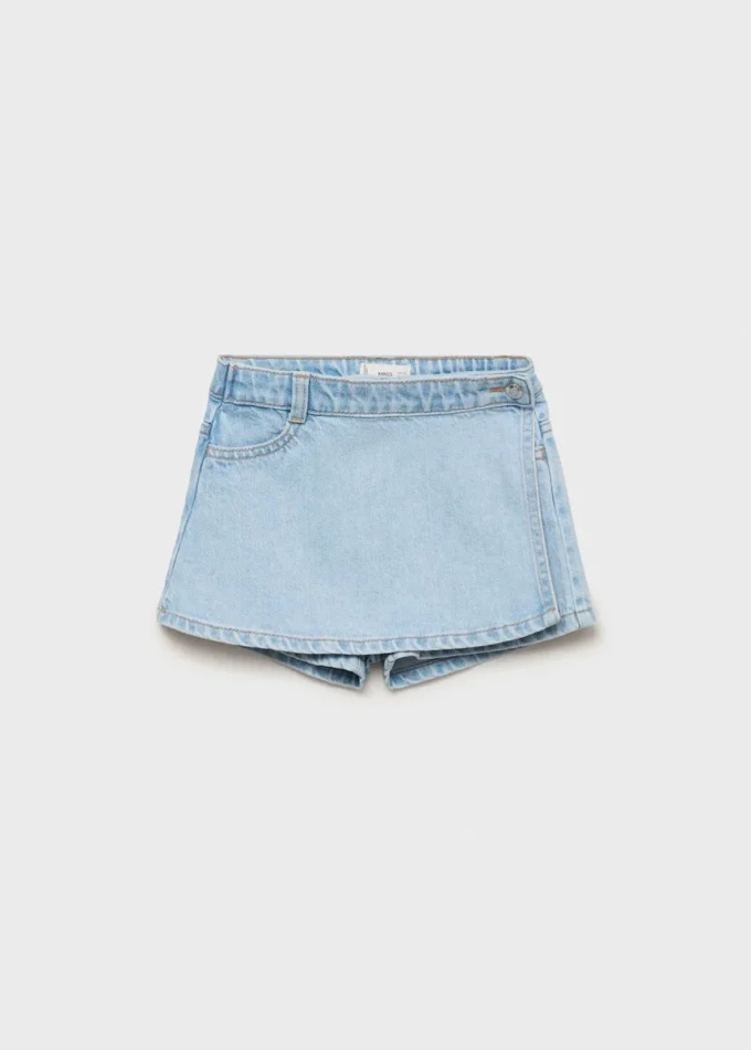 Wickelrock aus Denim