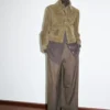 Wildlederjacke mit Knöpfen Wildlederjacke mit Knöpfen