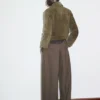 Wildlederjacke mit Knöpfen Wildlederjacke mit Knöpfen