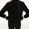 Wildlederjacke mit Knöpfen Wildlederjacke mit Knöpfen