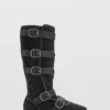 Wildlederstiefel mit Schnalle Wildlederstiefel mit Schnalle