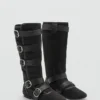 Wildlederstiefel mit Schnalle Wildlederstiefel mit Schnalle