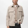 Woll-Overshirt mit Taschen Woll-Overshirt mit Taschen